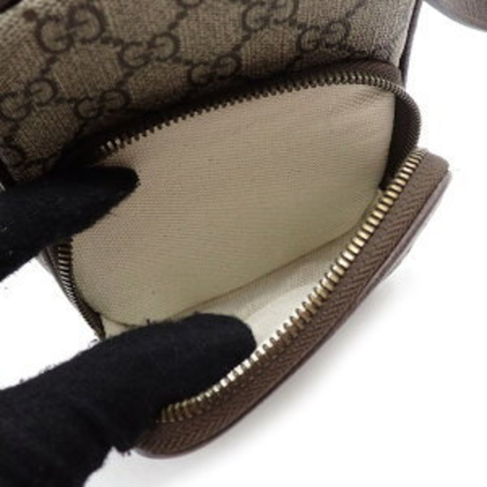 Gucci Neo Shoulder Bag Brown GG Supreme Canvas Leather - Picture 6 of 9